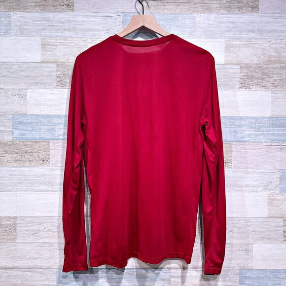 Sioux Falls Skyforce NBA G League Nike Dri Fit Mesh Tee Red Black Mens Medium - Picture 4 of 6